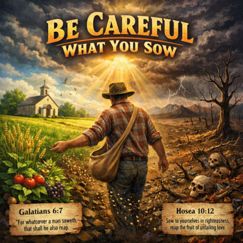 Be Careful What You Sow