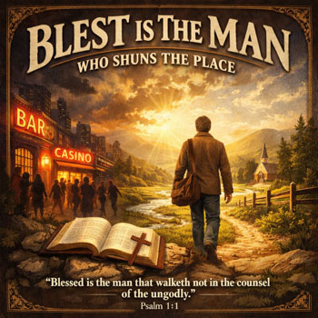 Blest Is The Man Who Shuns The Place