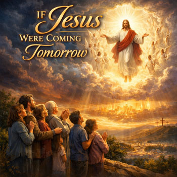 If Jesus Were Coming Tomorrow