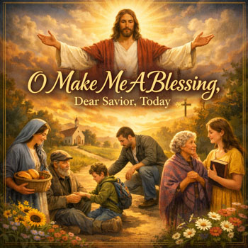 O Make Me A Blessing, Dear Savior, Today